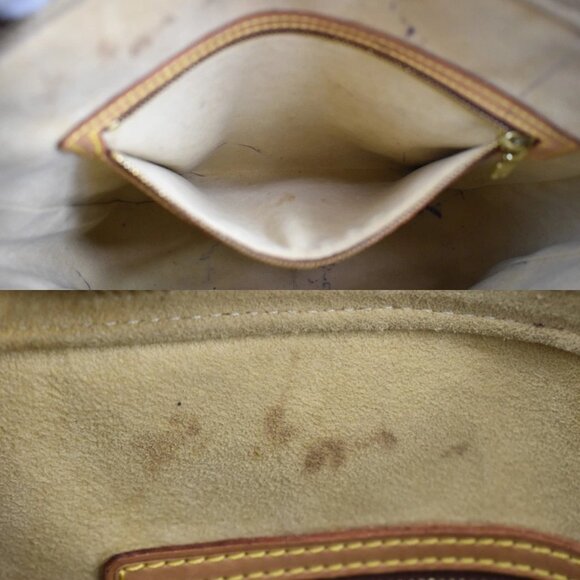 LOUIS VUITTON Logo Looping GM Shoulder Bag Monogram Leather Brown M51145 34KB180 - Picture 13 of 16